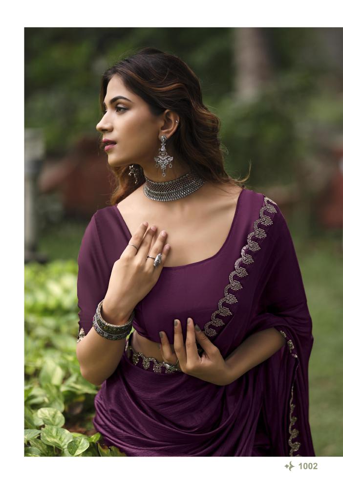 Platinum Vol 4 By Kashvi Swarovski Soft Silk Party Wear Sarees Wholesale Shop In Surat
